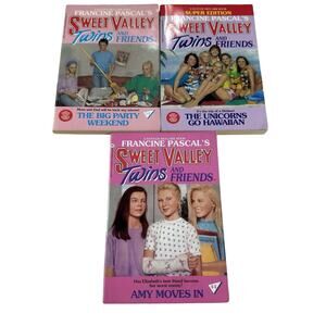 Sweet Valley Twins & Friends #4 Super Edition, #44, #54 Lot